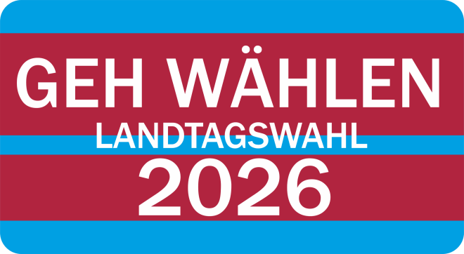 Geh wählen – Landtagswahl 2026