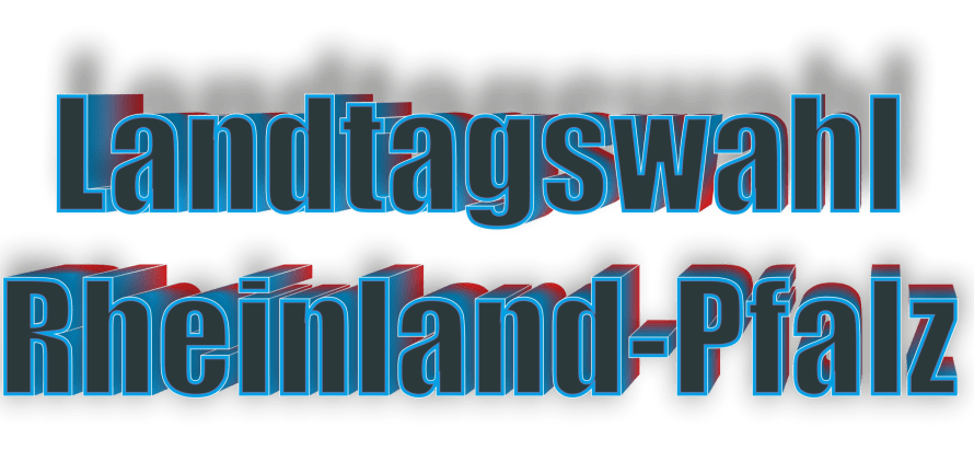 Schriftzug Landtagswahl Rheinland-Pfalz 2026