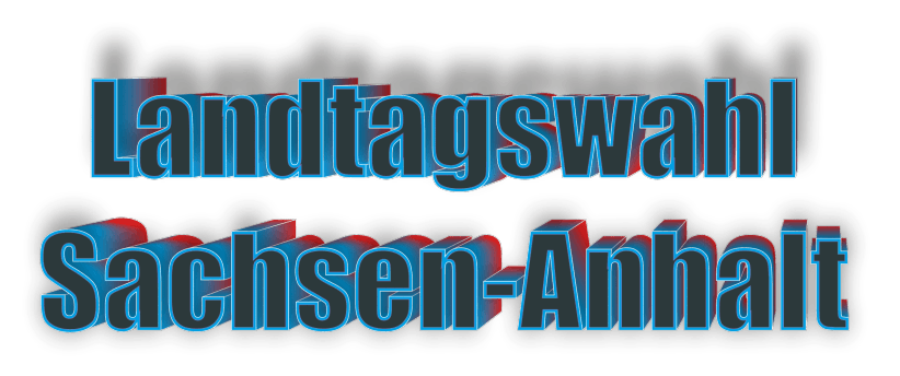 Schriftzug Landtagswahl Sachsen-Anhalt 2026