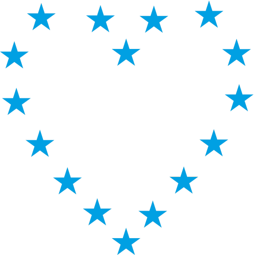 Sternenherz – verschiedene Farben