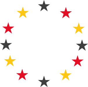 Sternenkranz Deutschlandfarben