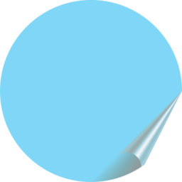 Transparenter Button mit aufgerolltem Rand, unbeschriftet