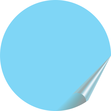 Transparenter Button mit aufgerolltem Rand, unbeschriftet