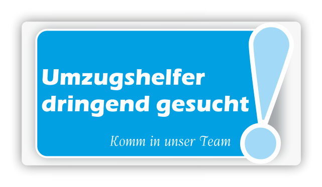 Umzugshelfer dringend gesucht!