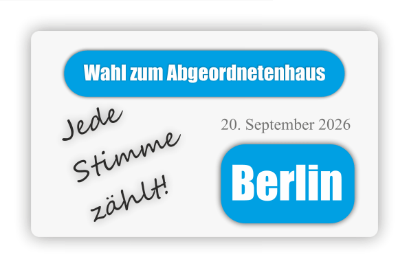 Abgeordnetenhauswahl Berlin
