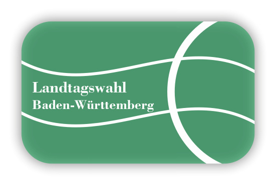 Landtagswahl Baden-Württemberg (Transparenter Hintergrund)