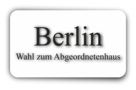 Berlin – Wahl zum Abgeordnetenhaus