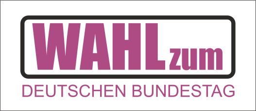 Wahl zum DEUTSCHEN BUNDESTAG
