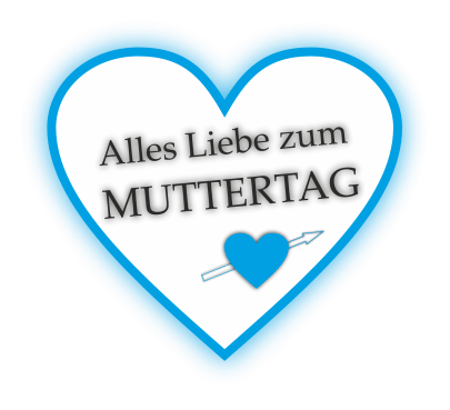 Blaues Herz – Alles Liebe zum Muttertag