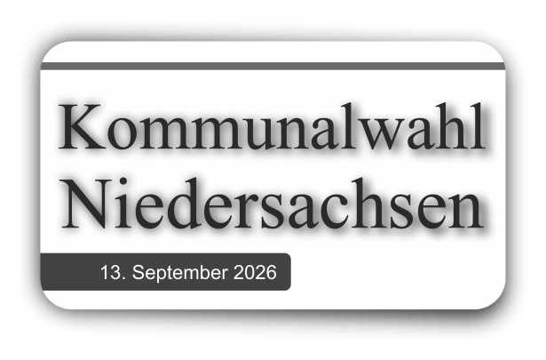 Kommunalwahl Niedersachsen – 13. September 2026