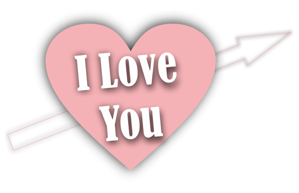 Pinkes Herz – I Love You