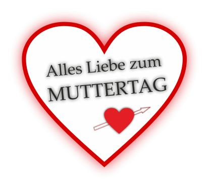 Rotes Herz – Alles Liebe zum Muttertag