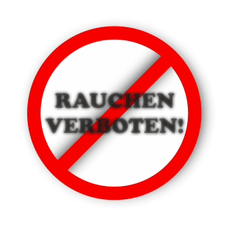 Runder Button RAUCHEN VERBOTEN!