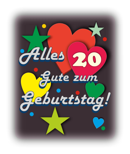 Alles Gute zum Geburtstag – 20 Jahre
