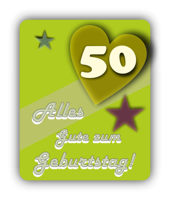 Alles Gute zum Geburtstag – 50 Jahre