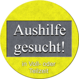 Button Aushilfe gesucht in Voll- oder Teilzeit