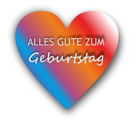 Herz Alles Gute zum Geburtstag!