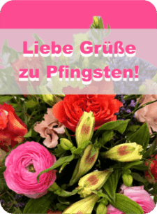 Liebe Grüße zu Pfingsten!