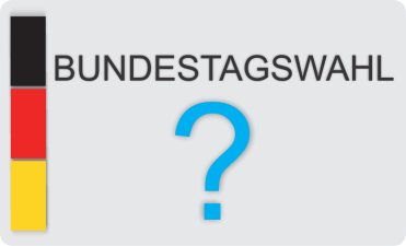 BUNDESTAGSWAHL Fragezeichen