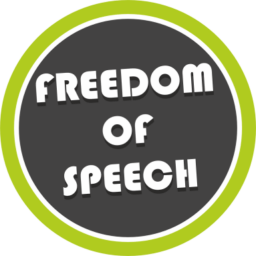 Button Freedom of speech