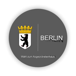 Button Wahl zum Abgeordnetenhaus Berlin
