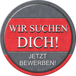 Button Wir suchen Dich! – Jetzt bewerben!