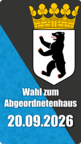 Smartphone Vorlage Berlin – Wahl zum Abgeordnetenhaus 20.09.2026