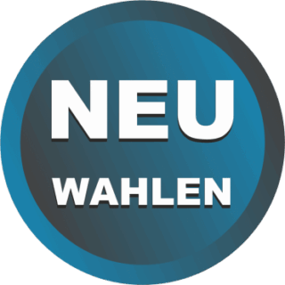 Button Neuwahlen 3D