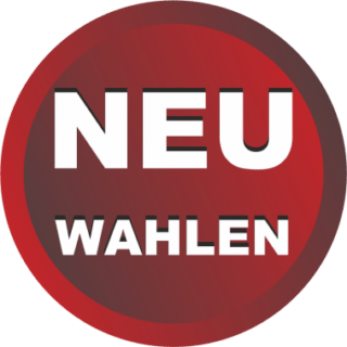 Button Neuwahlen 3D